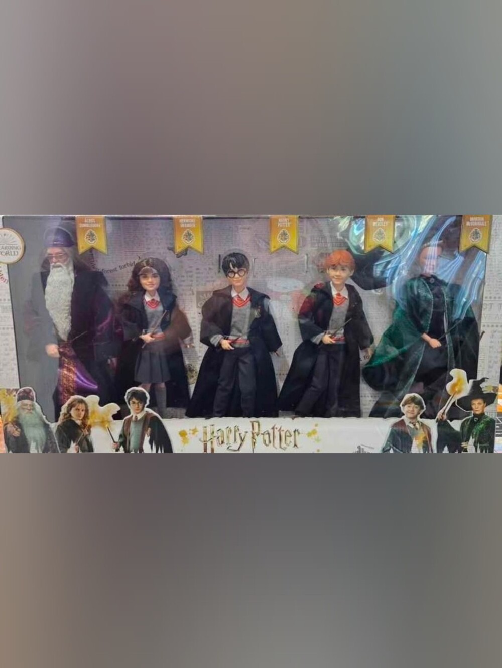 Mattel Wizarding World Harry Potter 5-Pack Doll Set Never Opened